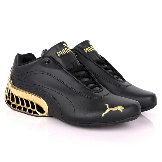 Black Puma Future Super GT Sneakers -Gold - Obeezi