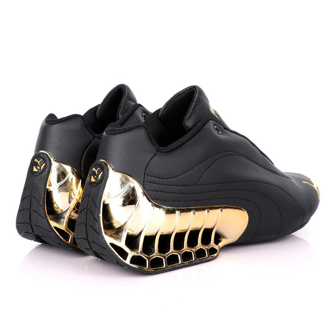 Black Puma Future Super GT Sneakers -Gold - Obeezi