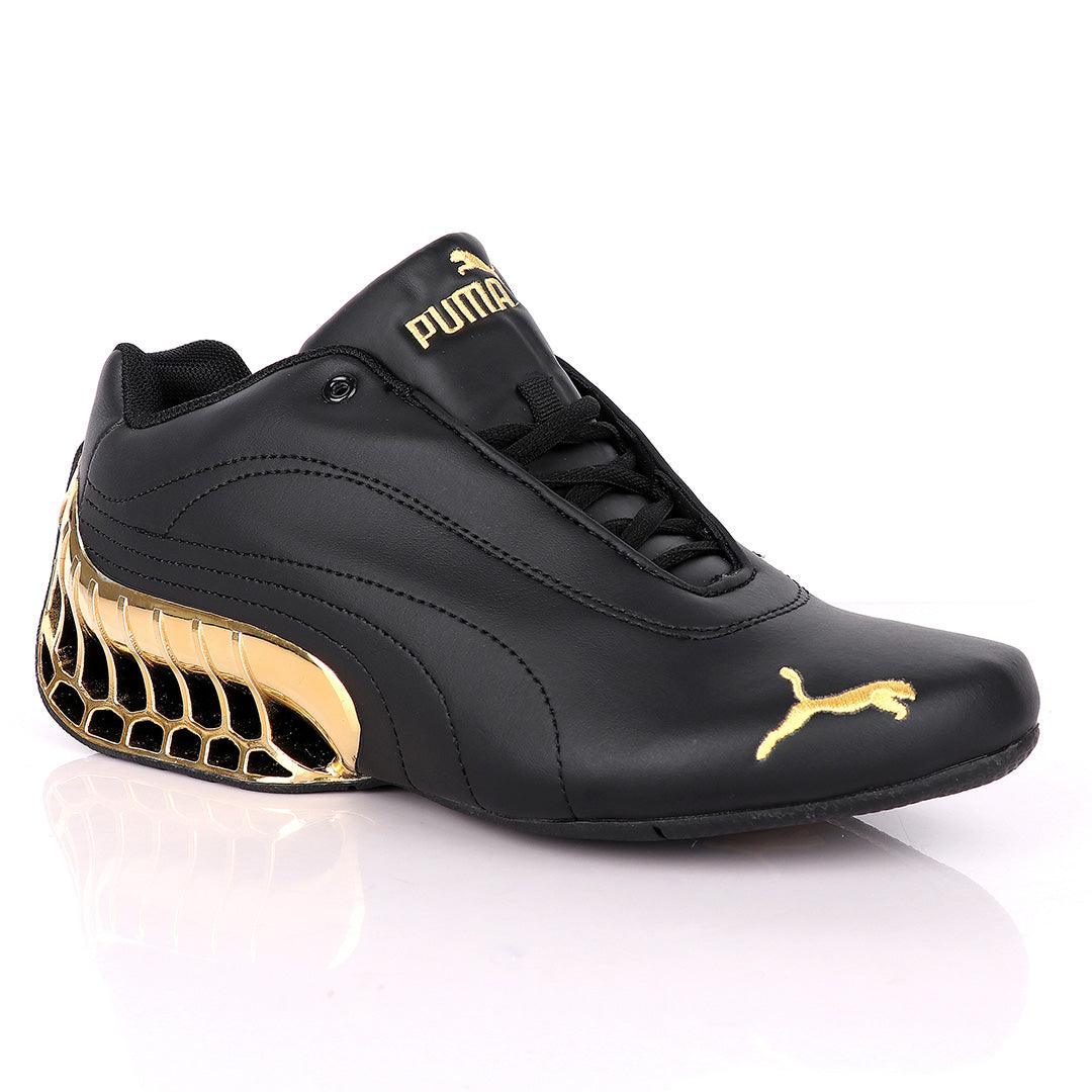 Black Puma Future Super GT Sneakers -Gold - Obeezi