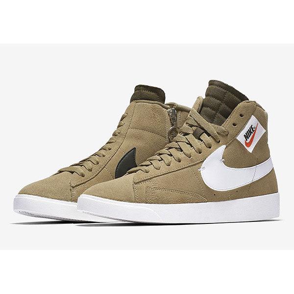 Blazer Mid Rebel Men's Grey Hightop Boots Sneaker - Obeezi