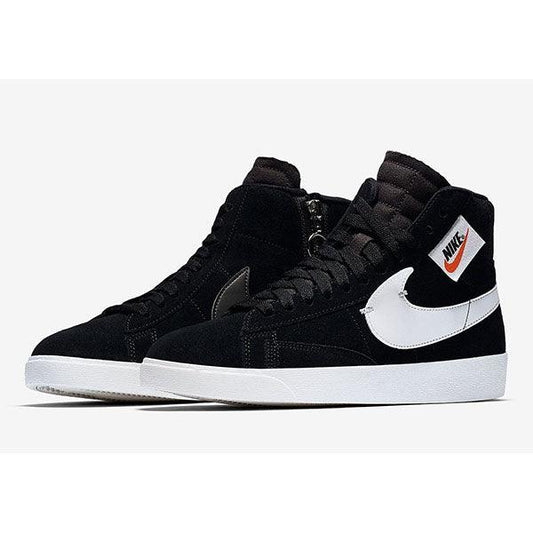 Blazer Mid Rebel Men's Hightop Black Sneakers - Obeezi