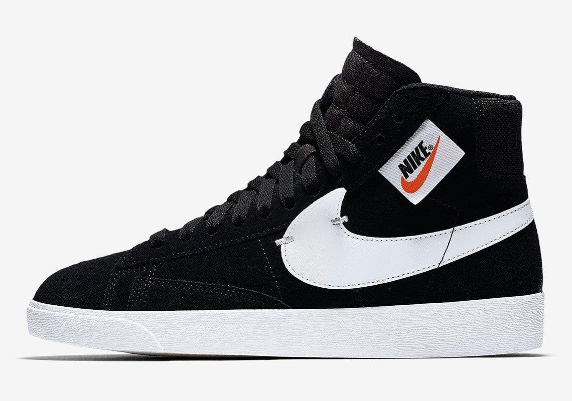 Blazer Mid Rebel Men's Hightop Black Sneakers - Obeezi