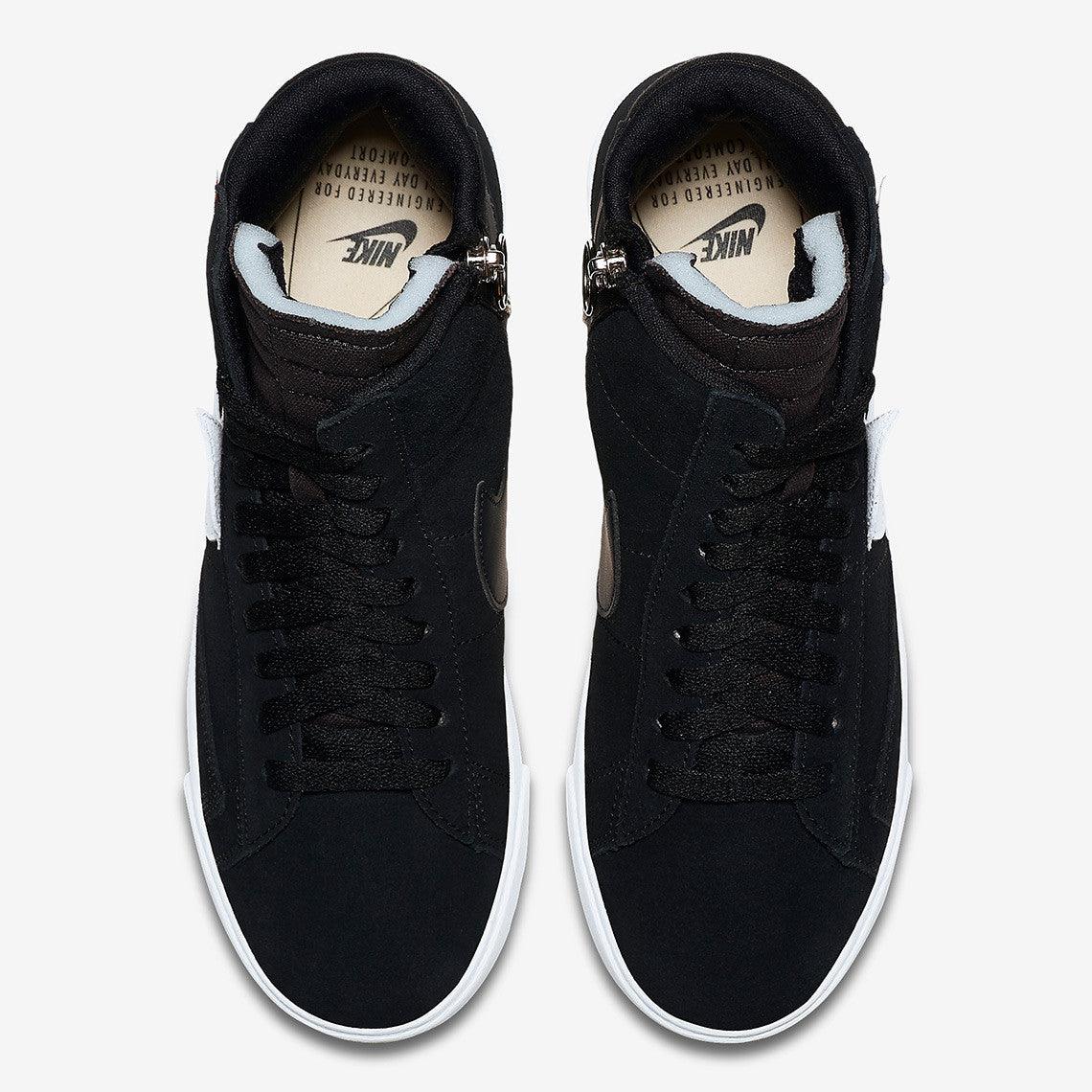 Blazer Mid Rebel Men's Hightop Black Sneakers - Obeezi