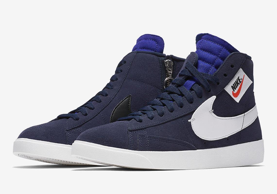 Blazer Mid Rebel Men's Hightop Sneaker Navyblue - Obeezi