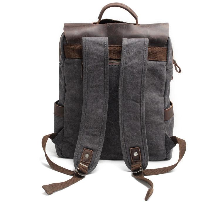 Blended Smart Thick Canvas BackPack Bag- Blue - Obeezi.com