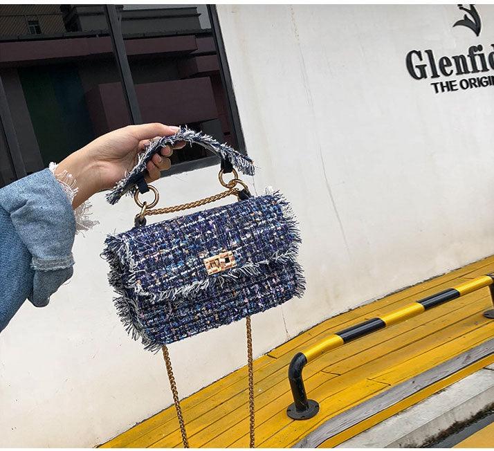 Boho Rug Sling Leather Multicolored Handbag - Obeezi.com