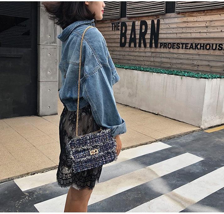 Boho Rug Sling Leather Multicolored Handbag - Obeezi.com