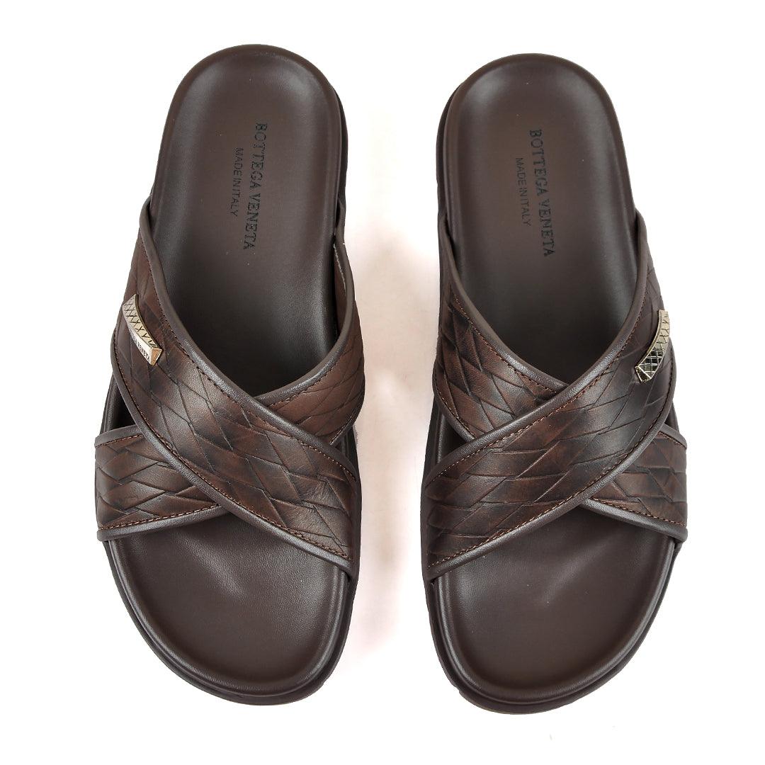 Bottega Veneta Stylish Lightweight Comfortable Slippers -Coffee - Obeezi.com