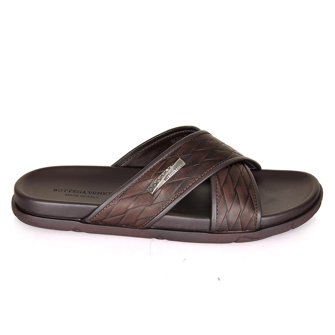 Bottega Veneta Stylish Lightweight Comfortable Slippers -Coffee - Obeezi.com