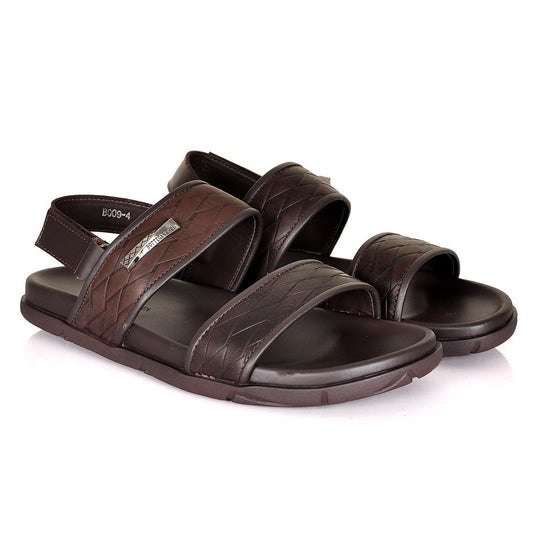 Bottega Veneta Two Step Woven Leather Designed Sandals - Obeezi.com