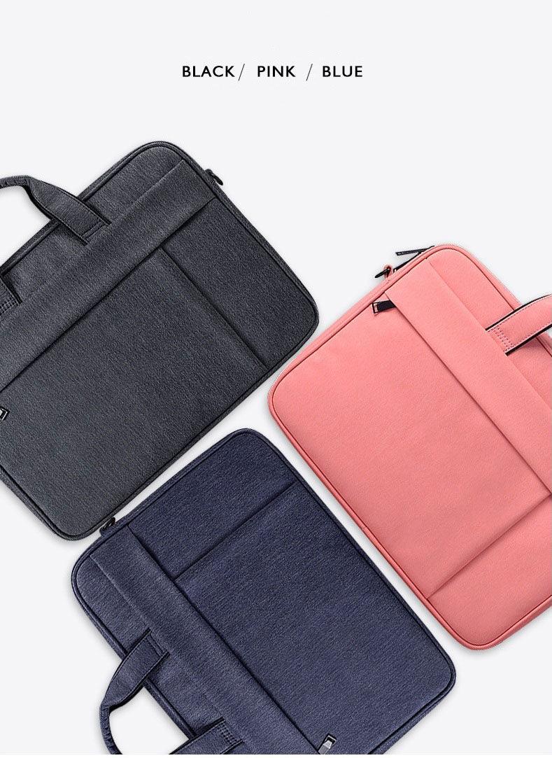 Brinch Waterproof Casual Business Side Zipper Designed Laptop Bag- NavyBlue - Obeezi.com