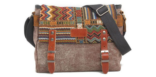 Brixton Messenger Shoulder HandBag- Coffee - Obeezi.com