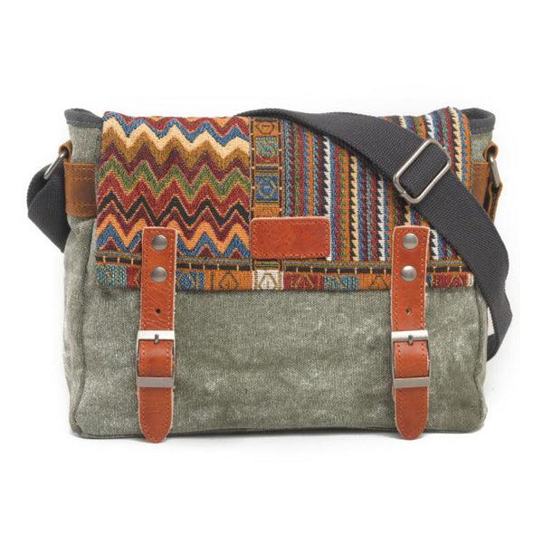 Brixton Messenger Shoulder HandBag- Green - Obeezi.com