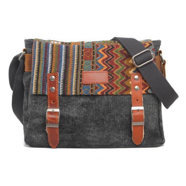 Brixton Messenger Shoulder HandBag- Grey - Obeezi.com