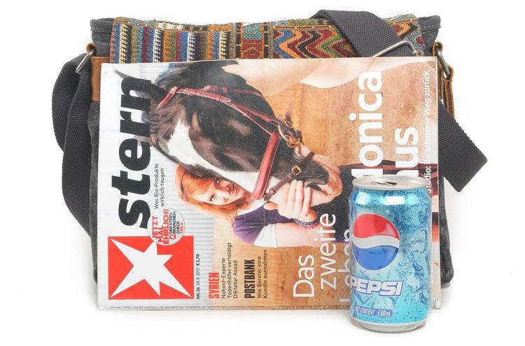 Brixton Messenger Shoulder HandBag- Grey - Obeezi.com