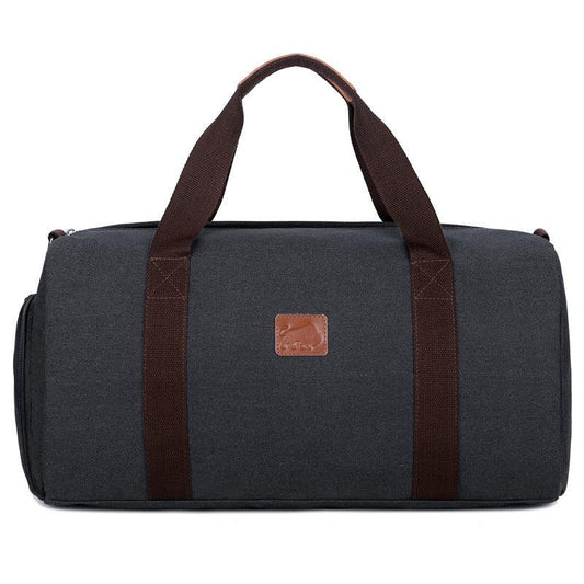 Buffalo Vintage Large Capacity Duffle Bag- Black - Obeezi.com