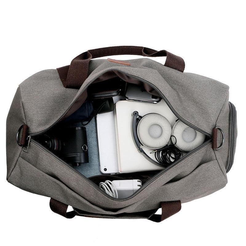 Buffalo Vintage Large Capacity Duffle Bag- Grey - Obeezi.com