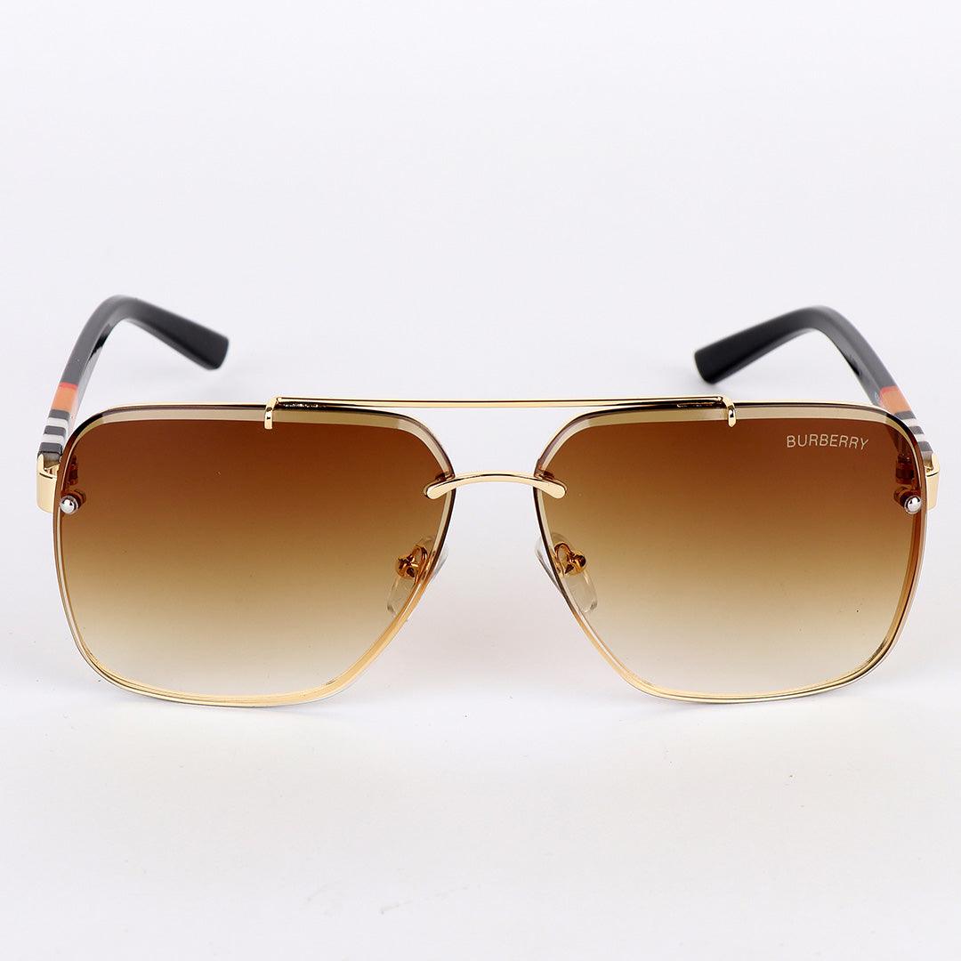 Burberry Luxury Strong Metal Frame And Smooth Plastic Lens Sunglasses - Obeezi.com