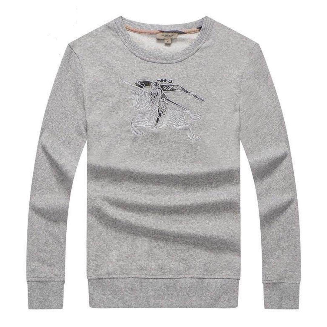 Burberry Monogram Print logo Neck Jacket-Ash - Obeezi