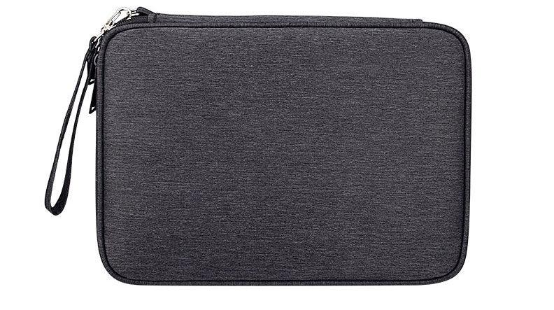 Business And Leisure Double Zipper Notebook Bag- Black - Obeezi.com