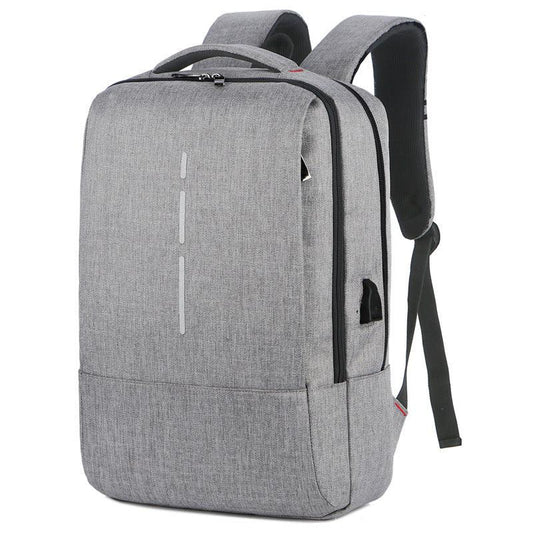 Business Oxford Waterproof Laptop Backpack-Grey - Obeezi.com