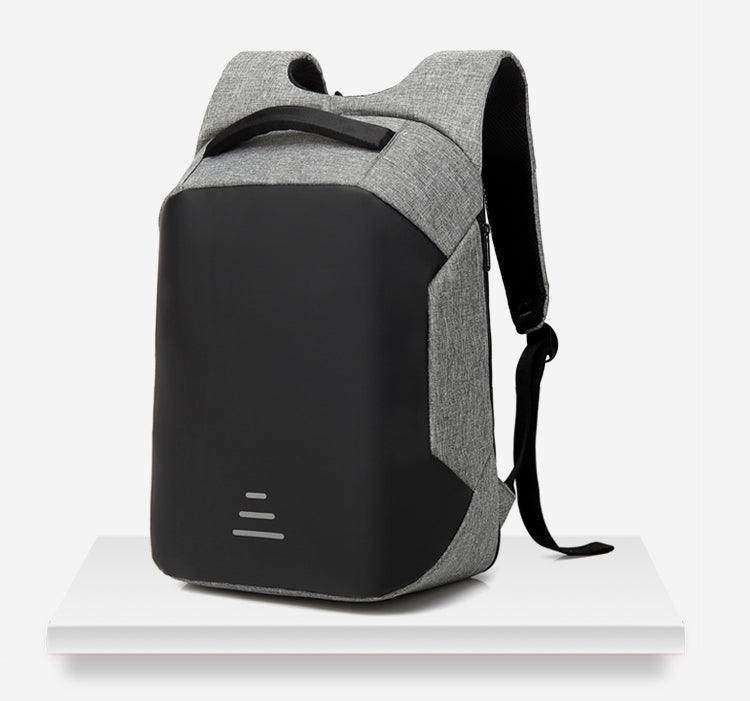 Business Travel Backpack Laptop Briefcase With USB Charging And Auxiliary port-Grey - Obeezi.com