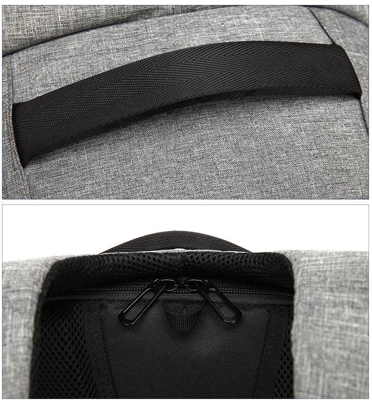 Business Travel Backpack Laptop Briefcase With USB Charging And Auxiliary port-Grey - Obeezi.com