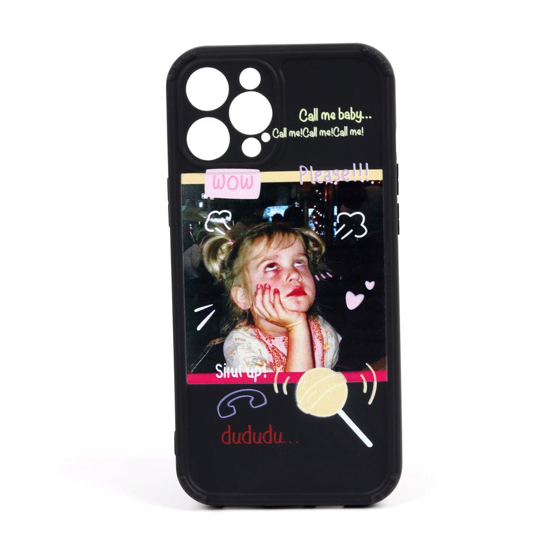 Call Me Baby Designed iPhone Casing- Black - Obeezi.com