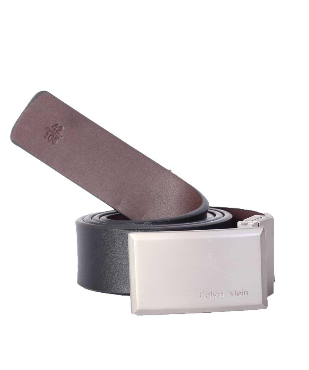 Calvin klein Manual Rotate buckle Head Black/Brown Belt - Obeezi.com