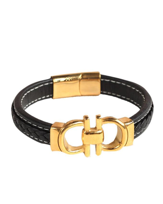 Calvin-Klein-Men-039-s-Gold-Tone-Stainless Bracelet - Obeezi.com