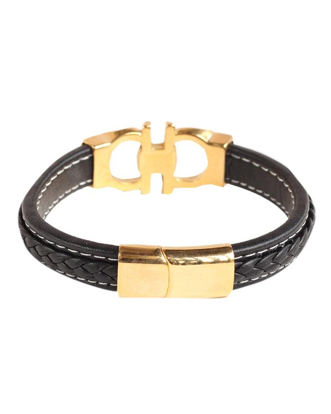 Calvin-Klein-Men-039-s-Gold-Tone-Stainless Bracelet - Obeezi.com