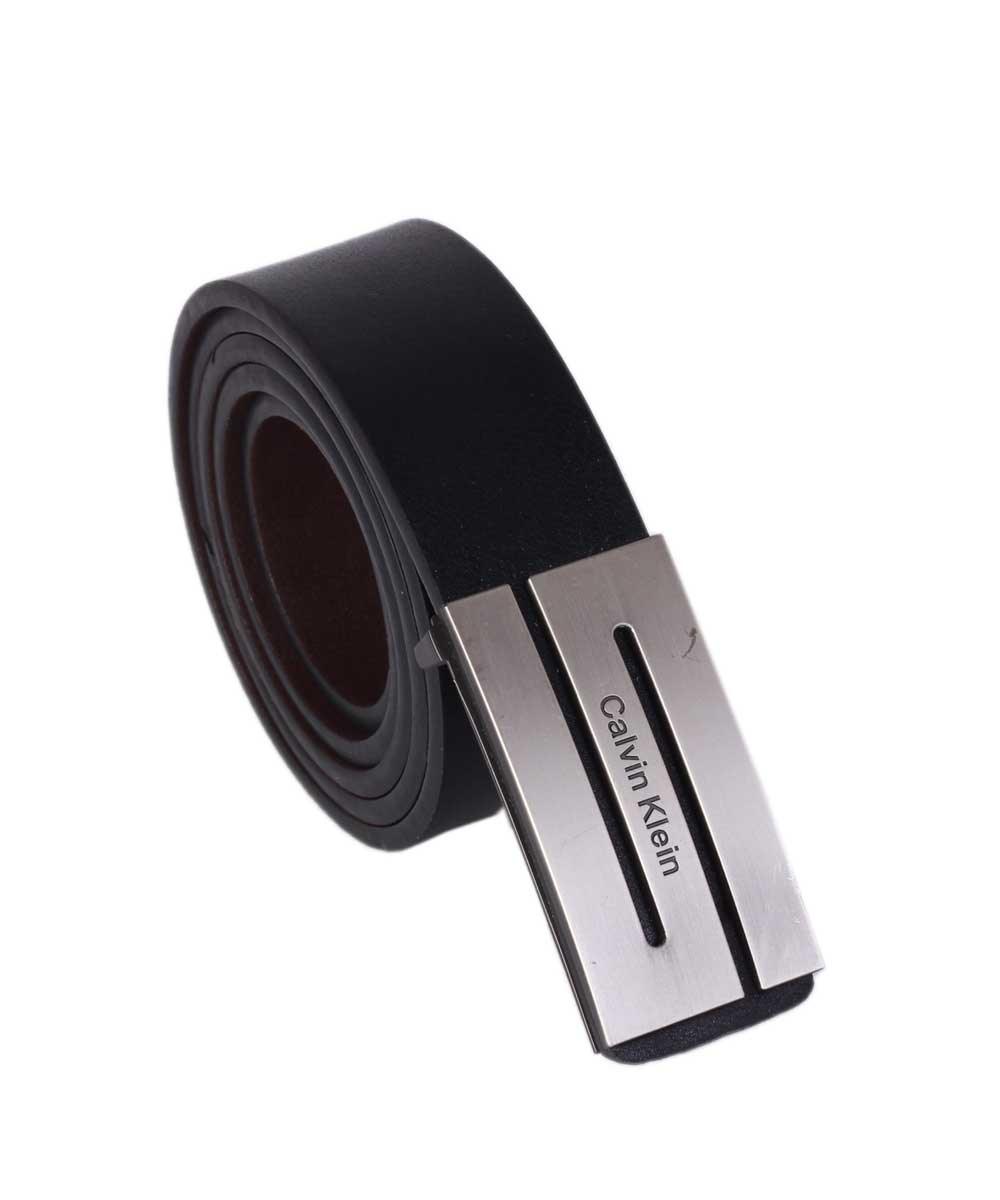 Calvin Klein Men Formal Black Work Active Basic Leather Belt - Obeezi.com