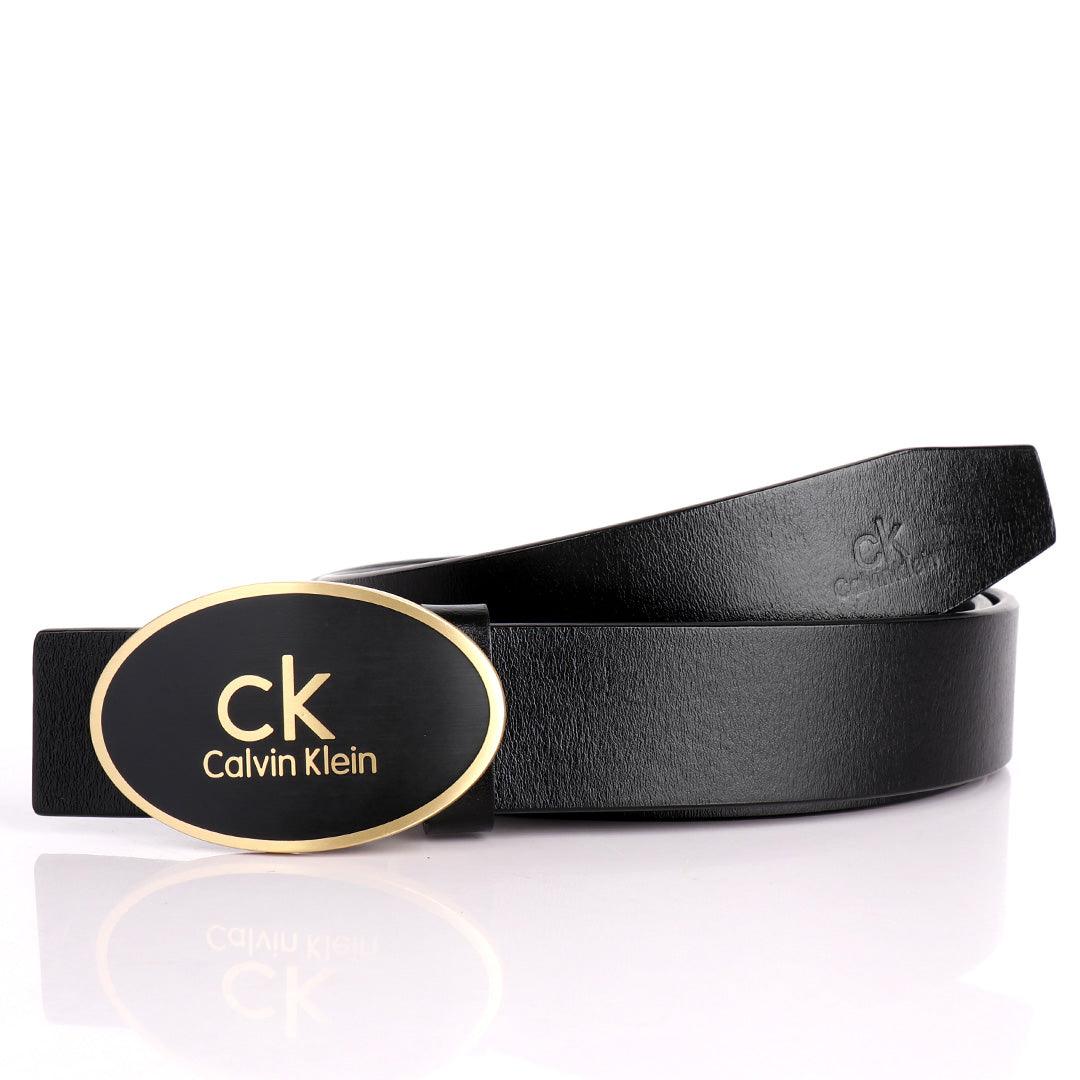 Calvin Klein Signature Designed Genuine Leather Men's Belt - Obeezi.com