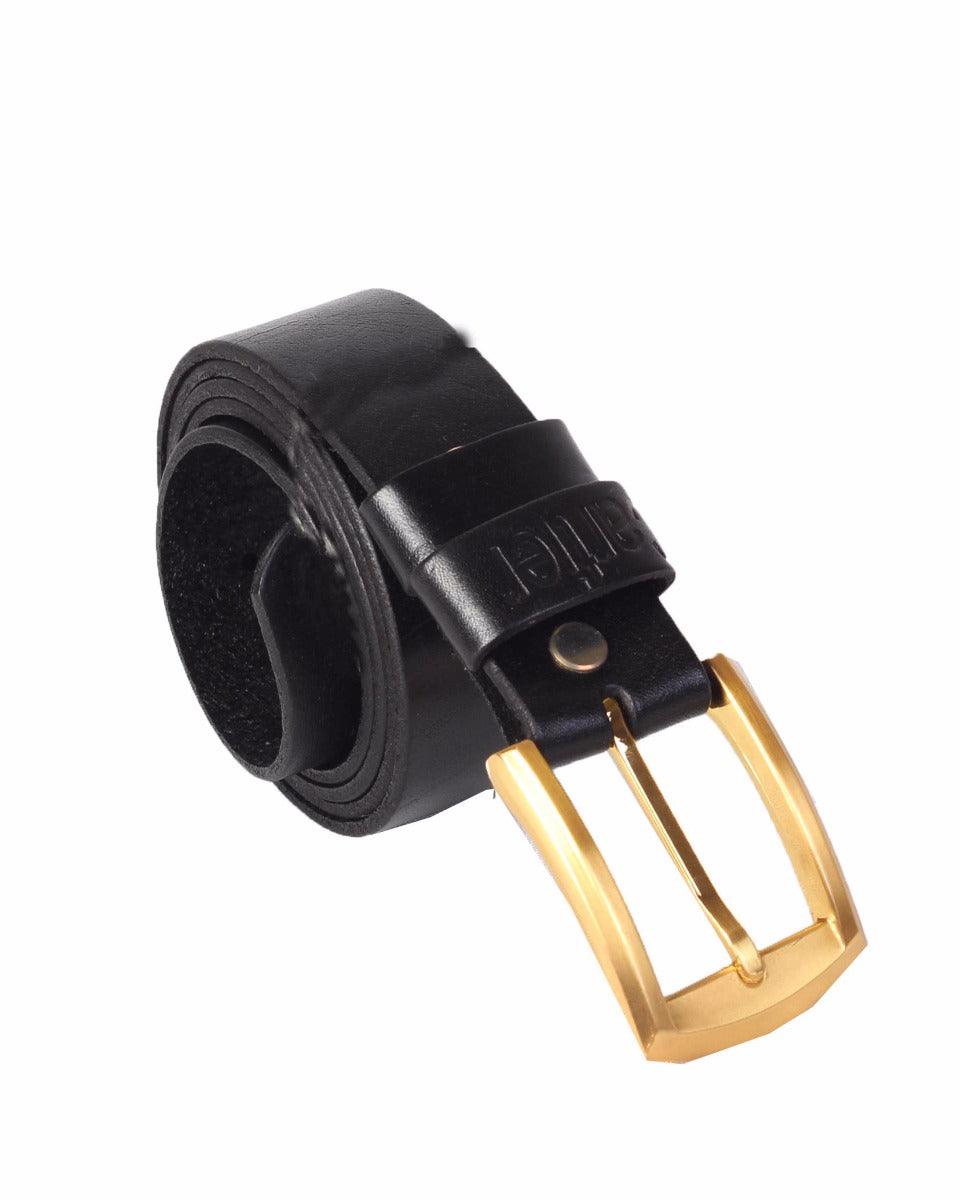 Cartier Black cowhide Palladium and Golden-Finish Buckle - Black - Obeezi.com