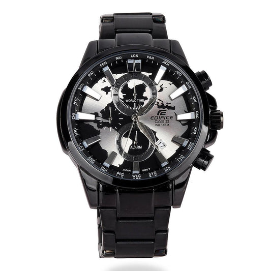 Casio Edifice Black Chronograph Men Watch - Obeezi.com