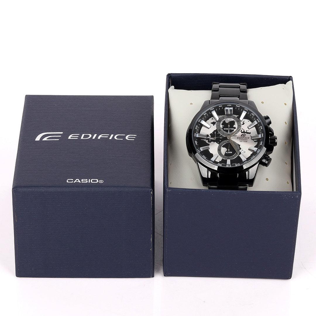 Casio Edifice Black Chronograph Men Watch - Obeezi.com