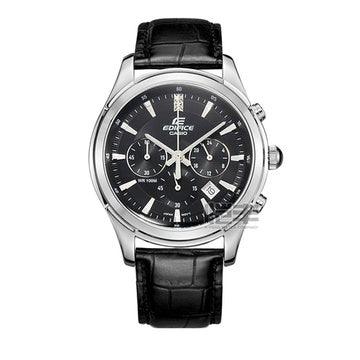 Casio Edifice EFR-517 Men's Chronograph Leather Watch - Obeezi.com