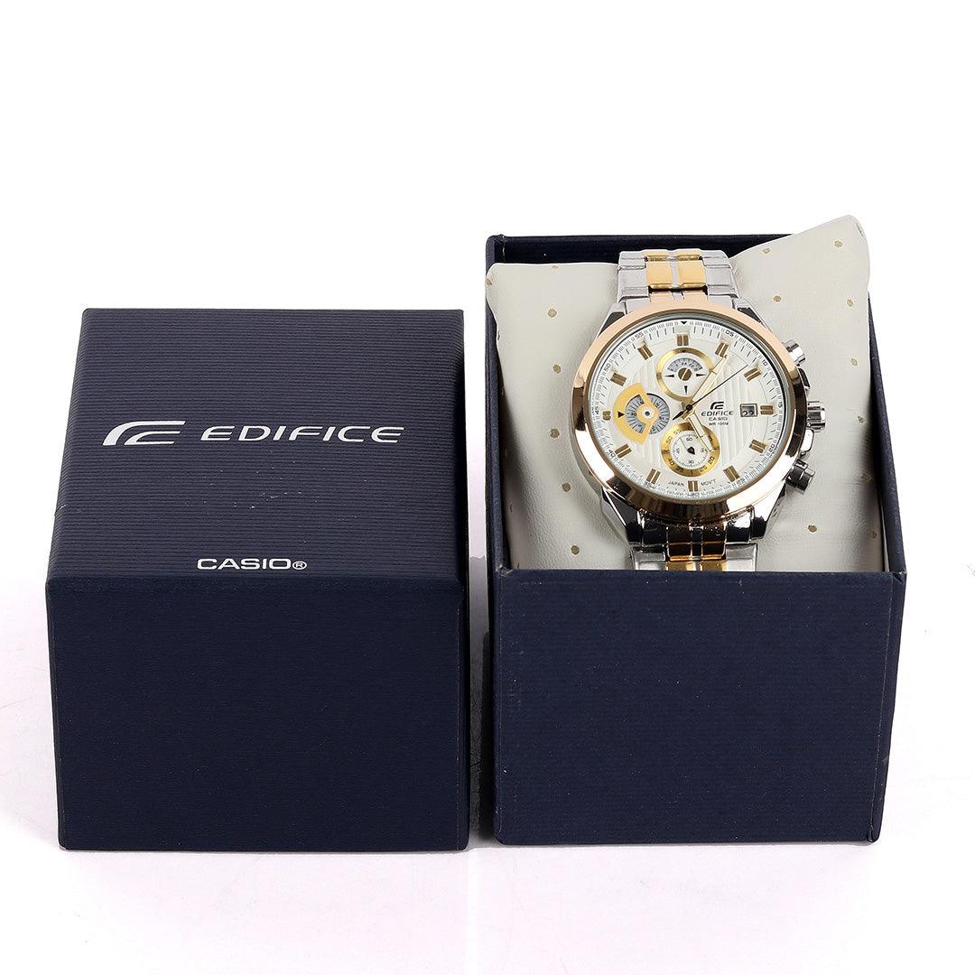 Casio Edifice Men's Silver Stainless Steel Watch - Obeezi.com