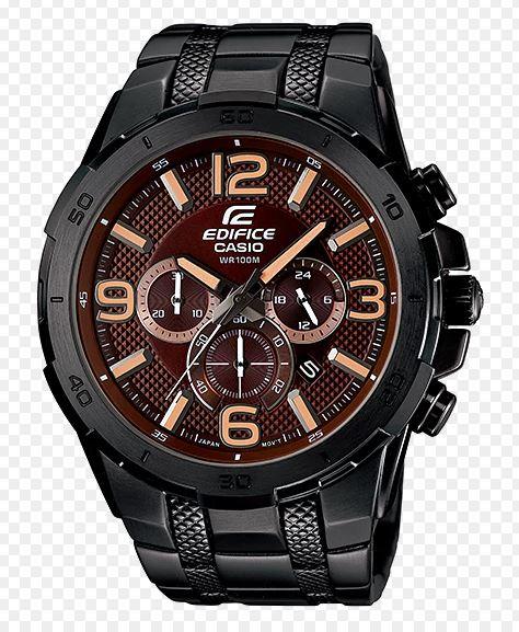 CASIO Edifice quartz Chrono Watch EFR-538BK-5A Black Stainless steel - Obeezi.com