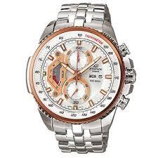 Casio EF-558D 7AV Men's Edifice Stainless Steel Sports Analog Chronograph Watch - Obeezi.com
