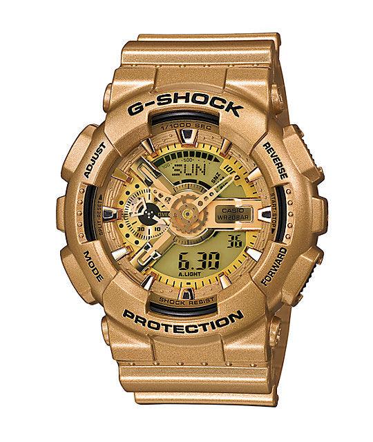 Casio G-Shock G Series Gold GMAS110GD-4A2 - Obeezi.com