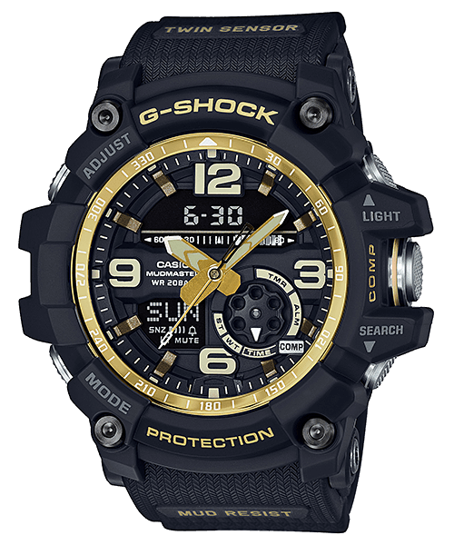 Casio G-Shock Mudmaster GG-1000GB-1A Black and Gold - Obeezi.com