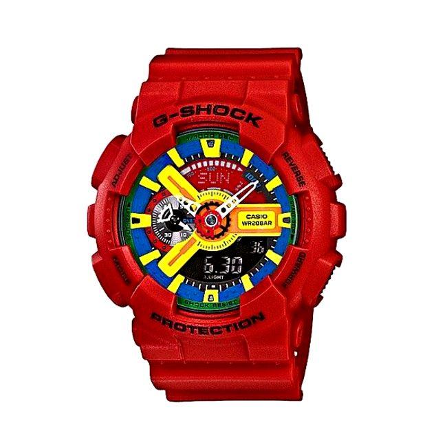 Casio G-Shock Red Digital Watch GA-110FC-1A GA110F - Obeezi.com