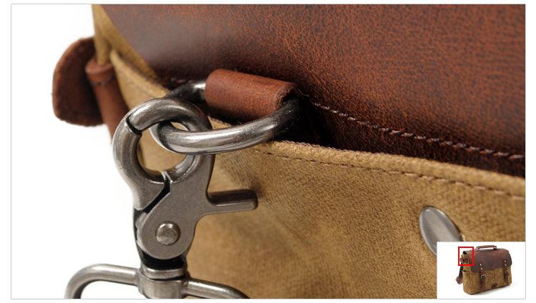 Casual Canvas Travel Messenger Bag-Green - Obeezi.com