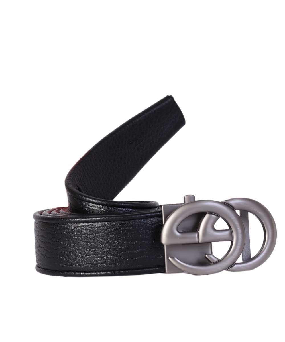 Champion Men black Leather Belt - Obeezi.com