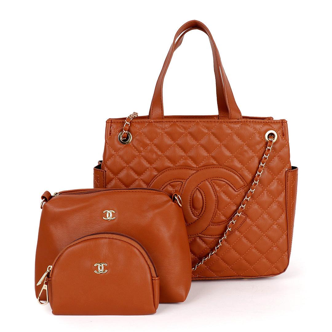 CHANEL GST Grand Shopping Chain Tote Bag Caviar Leather Brown - Obeezi.com
