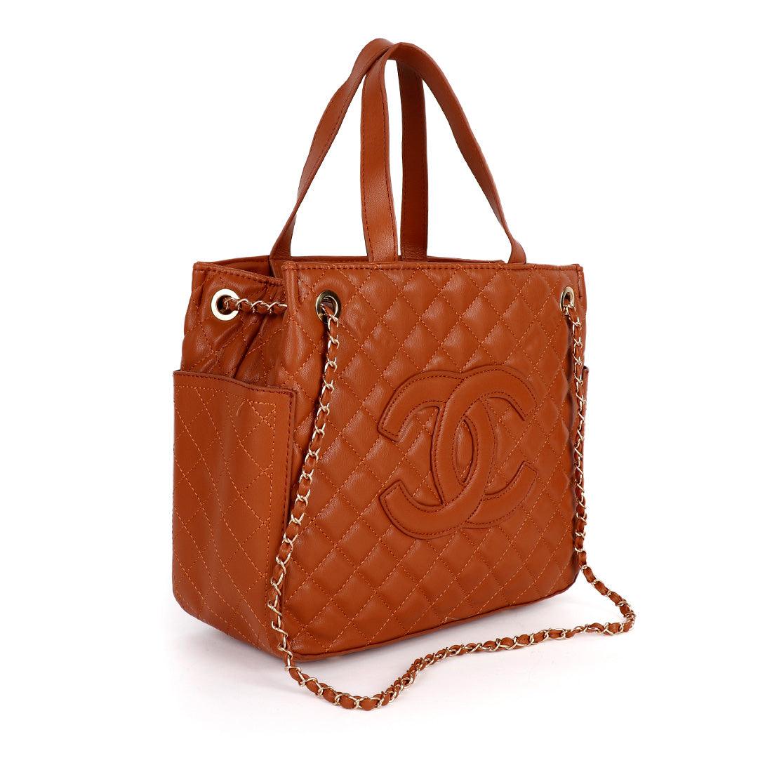 CHANEL GST Grand Shopping Chain Tote Bag Caviar Leather Brown - Obeezi.com