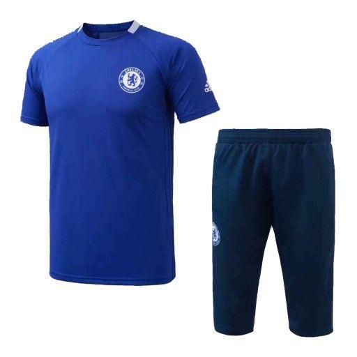 Chelsea FC 17/18 Season Blue Short Training Kits - Obeezi