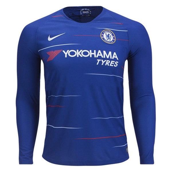 Chelsea Home 2018-2019 Long Sleeve Jersey - Obeezi