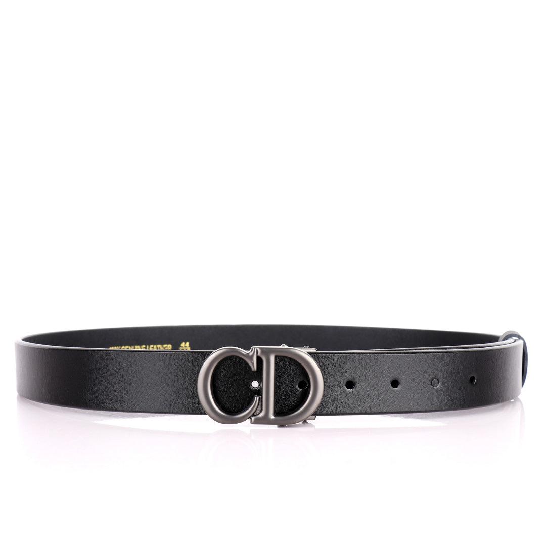 Christian Dior Men's Genuine Leather Black Belt - Obeezi.com
